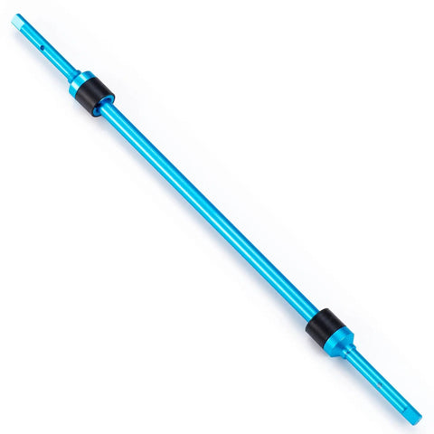 TT02 Center Drive Shaft And Joint Cup Upgrade For Tamiya TT02 TT02B One Tenth RC On Road Touring Car Aluminum Alloy CNC Machined Durable Replacement Part For Better Fit And Longevity And Reliability, blue aluminum shaft