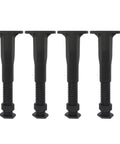 Four Piece Adjustable Furniture Leg Set For Beds And Dining Tables Heavy Duty Steel And Plastic Feet Easy To Disassemble Height Adjustable