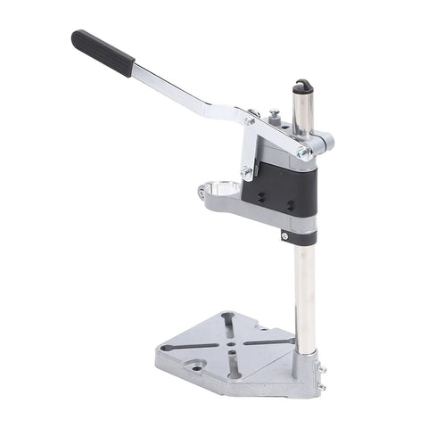 Heavy Duty Bench Drill Stand With Cast Iron Base For Universal Power Tools featuring aluminum alloy construction and lever.