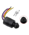 Boat Ignition Key Switch For Mercury Outboard Remote Control Box 3 Position Off Ignition Start 6 Wire Push To Choke