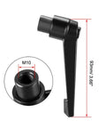 M10 Quick Release Push Button Ratchet Lever Adjustable Clamping Handle Female Threaded Stud Heavy Duty metal toggle with 93mm size.