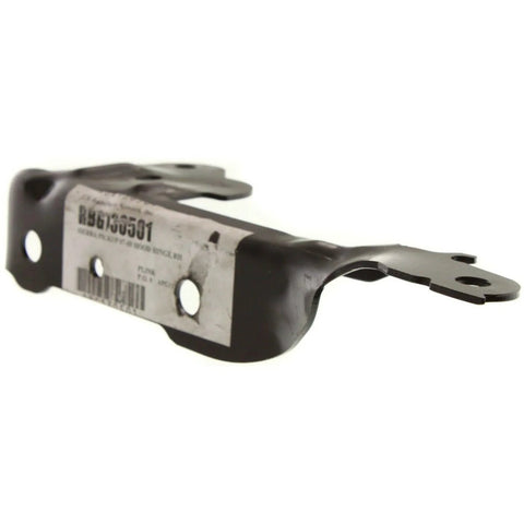 Side view of left hood hinge from Hood Hinge Set for Chevy Silverado GMC Sierra 1500 2500HD 3500HD 07-14, durable steel construction.