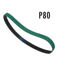 Top Shelf Zirconia Grinding Sanding Belts For Mini Belt Grinders Heavy Duty Self Sharpening Abrasive Blanks P80 grit green belt