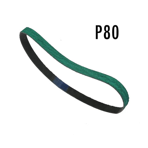 Top Shelf Zirconia Grinding Sanding Belts For Mini Belt Grinders Heavy Duty Self Sharpening Abrasive Blanks P80 grit green belt