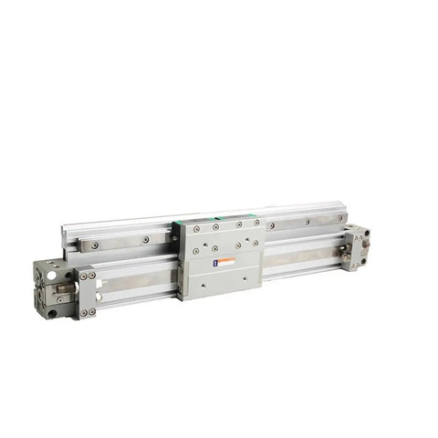 Rugged MY1H Pneumatic Rodless Cylinder With Ironclad Mechanical Joint And Seamless Linear Guide Track built for factory automation.