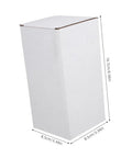 White Corrugated Small Mailer Boxes Pack 10 Lightweight Shipping Boxes For Packaging And Mailing Durable Cardboard Boxes For Biz And Personal Use