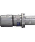 Heavy Duty 100 Amp Industrial Plug And Play Power Connector With Rock Solid Circuit Breaking Function For Job Sites And Generator Hookups Built Tough Two Wire Three Pole Arktite Style Setup, silver metal connector
