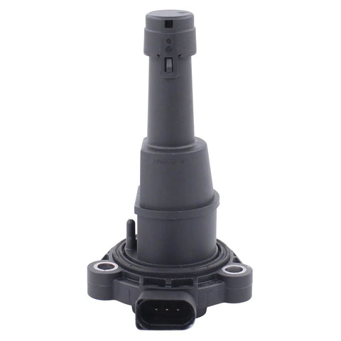 Engine Oil Level Sensor For Audi A1 A3 A4 A5 A6 A7 A8 Q3 Q5 Q7 Quattro Allroad Replacement OE Grade With Part Numbers EA2C80028000 03F907660C 03F907660D 03F907660E 06K907637B 2015-2023 black plastic sensor front view