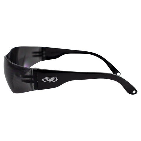 Tough As Nails Safety Glasses With Super Dark Lenses ANSI Z87 1 Certified Heavy Duty Polycarbonate Frames Uv400 Sun Glare Crusher Built For Long Haul Rides And Bright Outdoor Jobs Pack Of 50