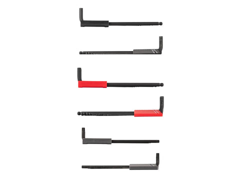 Ball End Hex And Star L Key Set With Holders, 41-Piece, showing color-coded ball end hex L keys for quick fits and maintenance.