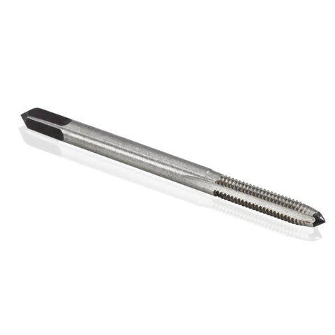 Machine Taps Set For DIYers And Pros, High Precision Threading Tools For Consistent Cuts In Metal, Versatile Workshop Tap Kit For Machining, Repair, And Fabrication Projects. High-speed steel straight-flute machine tap close-up