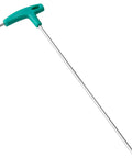 3mm T Handle Hex Key Wrench Beefy Long Arm Heavy Duty CRV Steel Ergonomic Hex Wrench For Furniture Bicycles Auto Repair And Home DIY Green All Purpose, green T-handle hex key with long arm