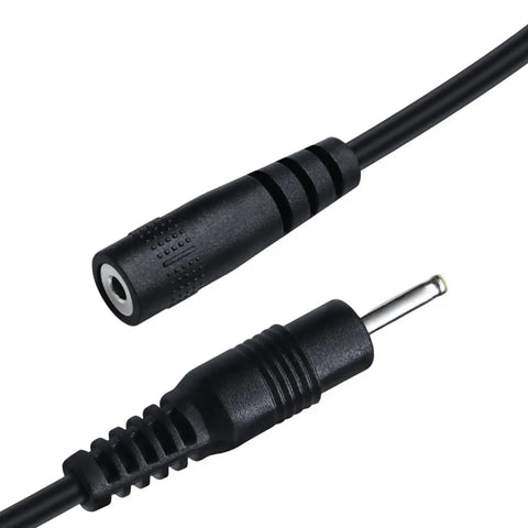 Rock Solid Male To Female Electrical Extension Cord With Reinforced Jacket And Pure Copper Wire Five Meter Power Lead close-up of connectors