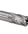 Annular cutter with Weldon shank, 3/4 inch, HSS, side view