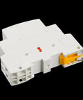 AC Contactor 230V 20A 2 Pole 2NO Din Rail Mount Magnetic Contactor for industrial control panels, showcasing compact design.