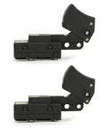 Pack Of Two 2610321608 Sw77 Electric Saw Switch Replacement Fits Skil Hd77 Hd5525 B5700 Shd77 with black trigger levers.