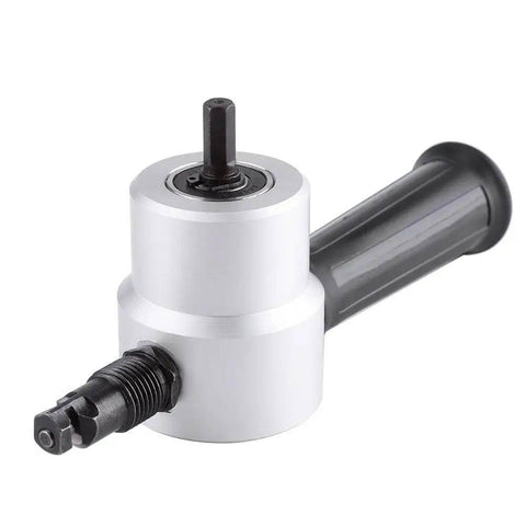 Double Head Metal Sheet Cutter Nibbler Attachment For Electric Drill Versatile Tool For Cutting Steel Aluminum Copper And Stainless Steel