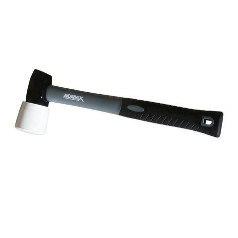 Mallet included with 2-In-1 Pneumatic Flooring Nailer And Stapler With Dual Handles, 15.5-Gauge And 16-Gauge, Interchangeable Base Plates
