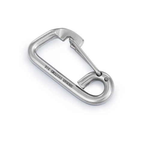 Stainless Steel Carabiner Heavy Duty Snap Hook For Marine Use Saltwater Resistant Rope Clips Jet Ski Kayak And Boat Dock Lines 316 Stainless Steel Construction