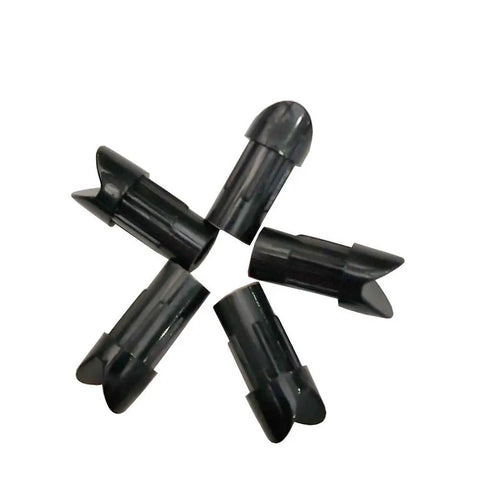 Half Moon Arrow Nocks For 7.6mm Crossbow Shafts Durable Plastic Arrow Nocks For Hunting And Target Practice Black Nock Protectors