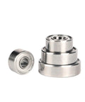 Beefy High Speed Micromotor Handpiece Ball Bearing Kit for SDE H37L1 and H37LN Electric Nail Drill, Silent Operation, Durable Sealed Bearings for Heavy Loads and Long Life, stainless steel bearings