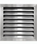 Tough As Nails Stainless Steel Louvered Grille Access Panel for Drywall Ventilation, featuring thick stainless grilles and a sleek design.