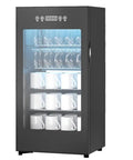 Massive Cup Warmer Cabinet With Smart Touch Panel, PTC Heating Keeps Your Brews Nice And Toasty For Pantries, Break Rooms, And Office Lounges, zero hassle operation, 128 liters.