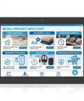 Dope AI Powered 10 Inch Touchscreen All In One Development Board With Six Tops NPU For Smooth Face Object Voice Recognition And Sharp Hi Def Display showcasing retail product interface.