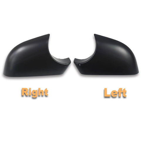 Top Shelf Pair Left And Right Side Door Wing Mirror Lower Cover Holder Tray Rearview Mirror Cap Bottom Trim Drop In Replacement For Tesla Model Y 2020 To 2023 Gloss Black Trim left and right pairs of gloss black mirror lower covers for Tesla Model Y