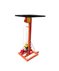 Heavy Duty Roller Shutter Lifting System For Factory Use With Integrated Material Handling Platform designed for warehouses and shops.
