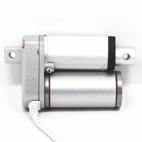 Side view of Short Stroke 10mm Linear Actuator 12V 24V Hydraulic Push Telescopic Rod for Electric Lift Type A