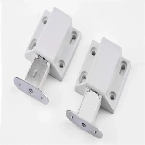 Magnetic Touch Latch Kit 4 Pack For Cabinets And Drawers Invisible Open Door Hardware Low Key Handle Free Cupboard Catch Easy Install