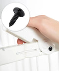 Seventy Five Pack Ten By Half Inch Truss Head Self Tapping Screws For Wood And Metal Crafted From Rust Proof Eighteen Eight Stainless Steel With Phillips Bits For Tough Builds That Grip Tight Without A Hassle used to secure plastic hinge.