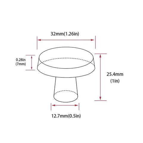 Diagram of Gold Cabinet Knobs 5 Pack Sleek For Dresser Drawers And Kitchen Cabinets Brushed Brass Modern Round Zinc Alloy Hardware