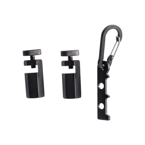 Pro Grade Tall Stair Gauges With Clip And Holder Carabiner For Framing Squares, Built To Last Aluminum Alloy Rafter Gauge And Stringer