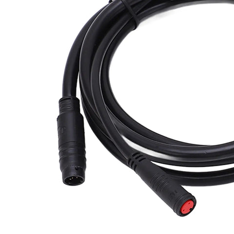 1 To 5 Electric Bike Wiring Harness With Controller Throttle Display Brake And Lamp Connectors For Easy Plug And Play All In One E Bike Conversion And KT ADE Lithium Battery Systems Works With Most Controllers