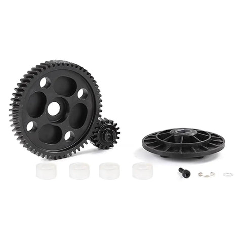 Beefed Up Heavy Duty Helical Gear Kit 57T 17T For 1 To 5 Scale RC Baja 5B 5T 5SC Rovan King Motor HPI ROFUN Upgrade Drive Train