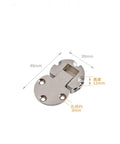 2 Pack Concealed Hinge Set For Cabinets And Bookcases 180 Degree Folding Hidden Hinge Hidden Connector Bracket dimensions