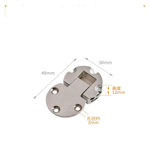 2 Pack Concealed Hinge Set For Cabinets And Bookcases 180 Degree Folding Hidden Hinge Hidden Connector Bracket dimensions