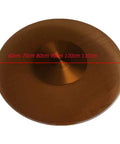 Dope Tempered Glass Lazy Susan Rotating Turntable For Dining Tables 360-Degree Serving Tray with diameter markings