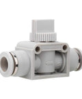 Durable Plastic Shut Off Valve With Quick Coupler For Industrial Air Systems And Pneumatic Equipment, 10mm Zinc Alloy Manual Flow Control
