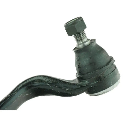Heavy Duty Front Outer Tie Rod End For Left Driver Side Steering Swap Fits E46 E85 E86 close-up showing steel housing and bolt.