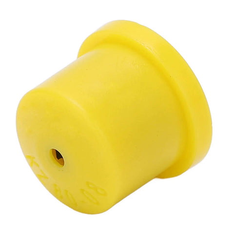 Close-up of a yellow Drone Sprayer Nozzle Pack Of 20 Pro Grade Premium Polymer Hollow Cone Atomization Adjustable Droplet Size For Agricultural Drones Crops Flowers Fruit Trees Yellow