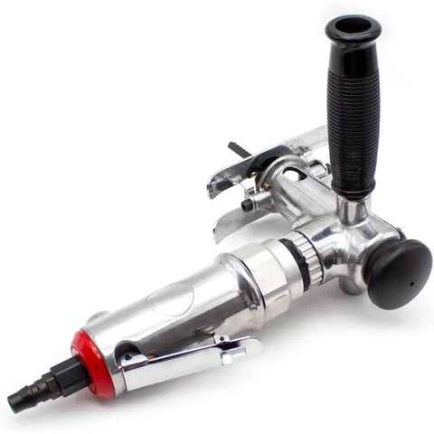 Slick Pneumatic Jigsaw Reciprocating Saw 8000Rpm 10Mm Stroke Air Powered Wood Cutter Handheld Cutting Tool with metal body and rubber grip.