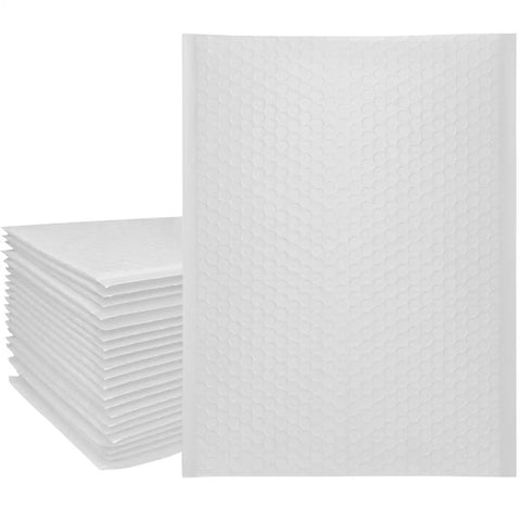 White Bubble Mailers 9.5 By 13.5 Inches Pack Of 25 Lightweight Padded Envelopes Self Seal For No Nonsense Secure Private Shipping