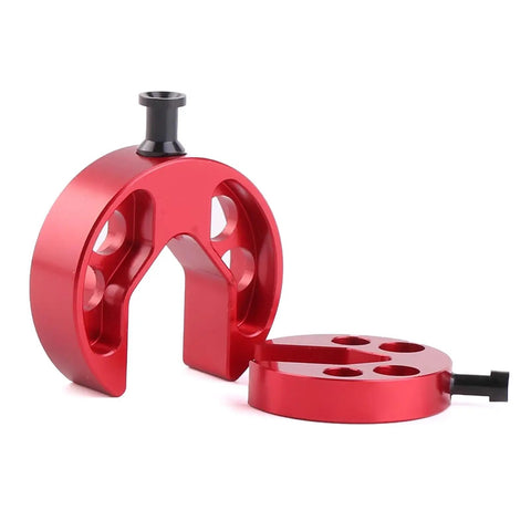 Pro Grade Helicopter Swashplate Leveler Tool Compatible With 380 470 500 550 600 700 Models, red metal, dial adjustment