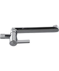 Cold Only Wall Mounted Faucet, Extended Reach 304 Stainless Steel Rotatable Kitchen Sink Tap with Single Lever for Mop Pool(20cm) spout detail.