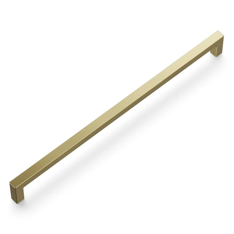 Solid Core Kitchen Cabinet Pulls With Luxe Golden Nickel Finish For Doors And Dressers, 12 Inch Center, Heavy Duty Luxury Hardware