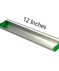Pro Grade Aluminum 12 Inch Emulsion Scoop Coater Tool For Silk Screen Printing Durable Go-To Screen Coating Tool For Even Emulsion Coverage In US Stock Today with green plastic ends