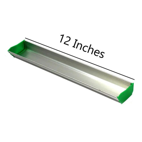 Pro Grade Aluminum 12 Inch Emulsion Scoop Coater Tool For Silk Screen Printing Durable Go-To Screen Coating Tool For Even Emulsion Coverage In US Stock Today with green plastic ends